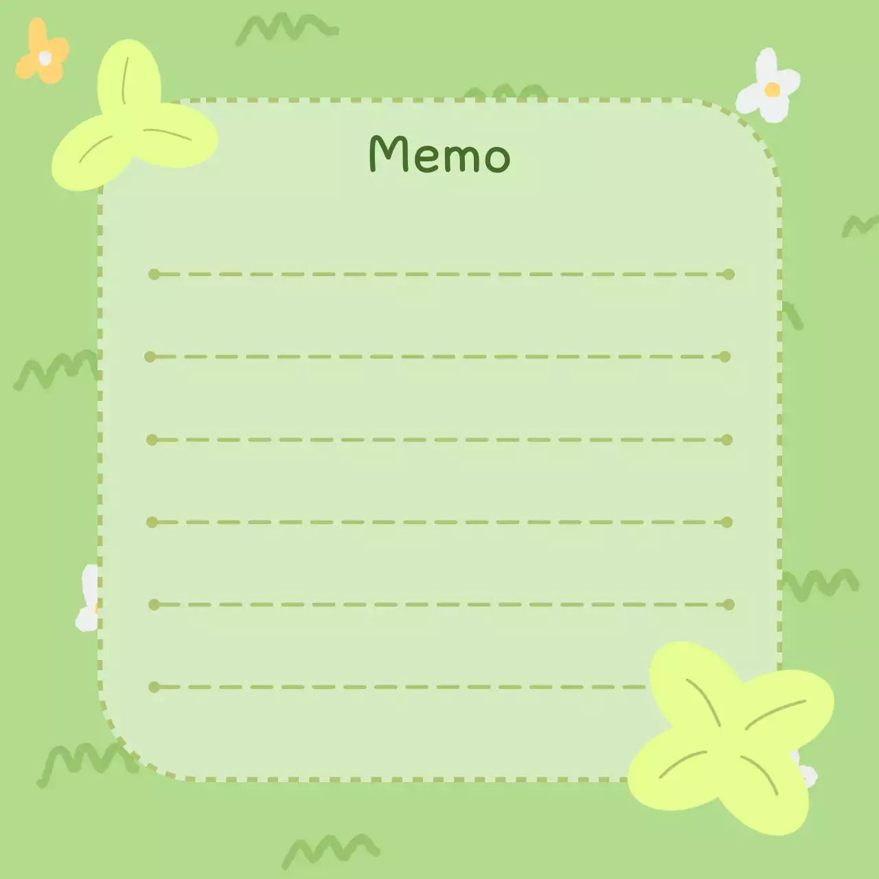 초록 아기자기한 봄 잔디