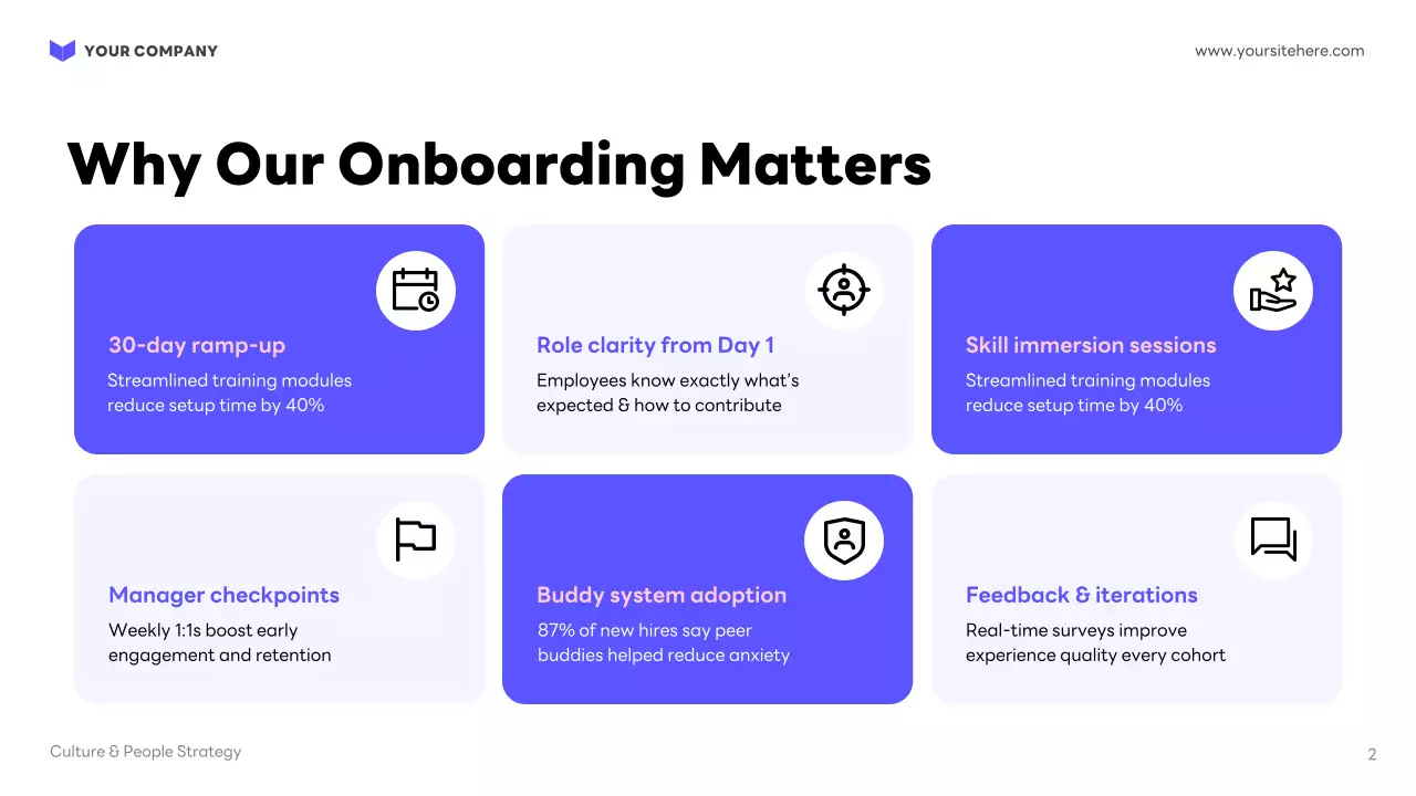 퍼플 모던 신입사원 온보딩