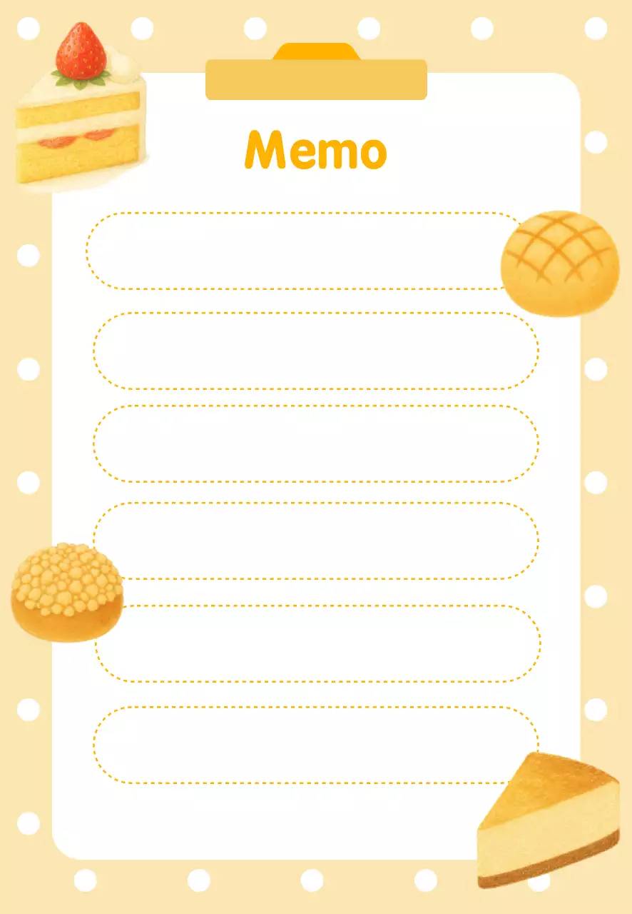 Giấy ghi chú dễ thương màu be cho ghi chú hàng ngày