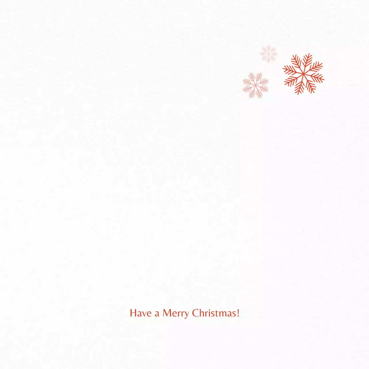 빨강 심플 크리스마스 인사