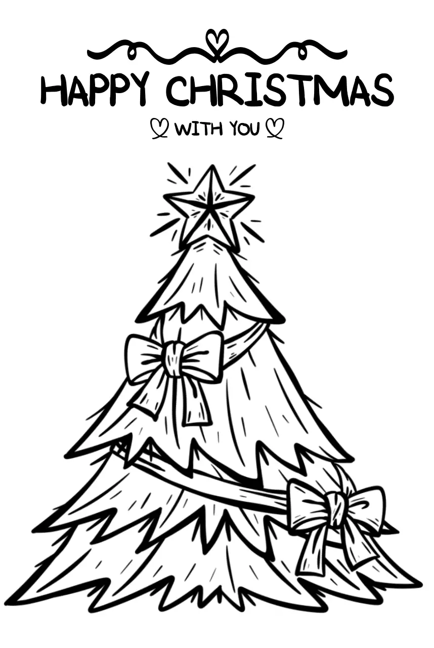 흑백 심플 크리스마스 오너먼트