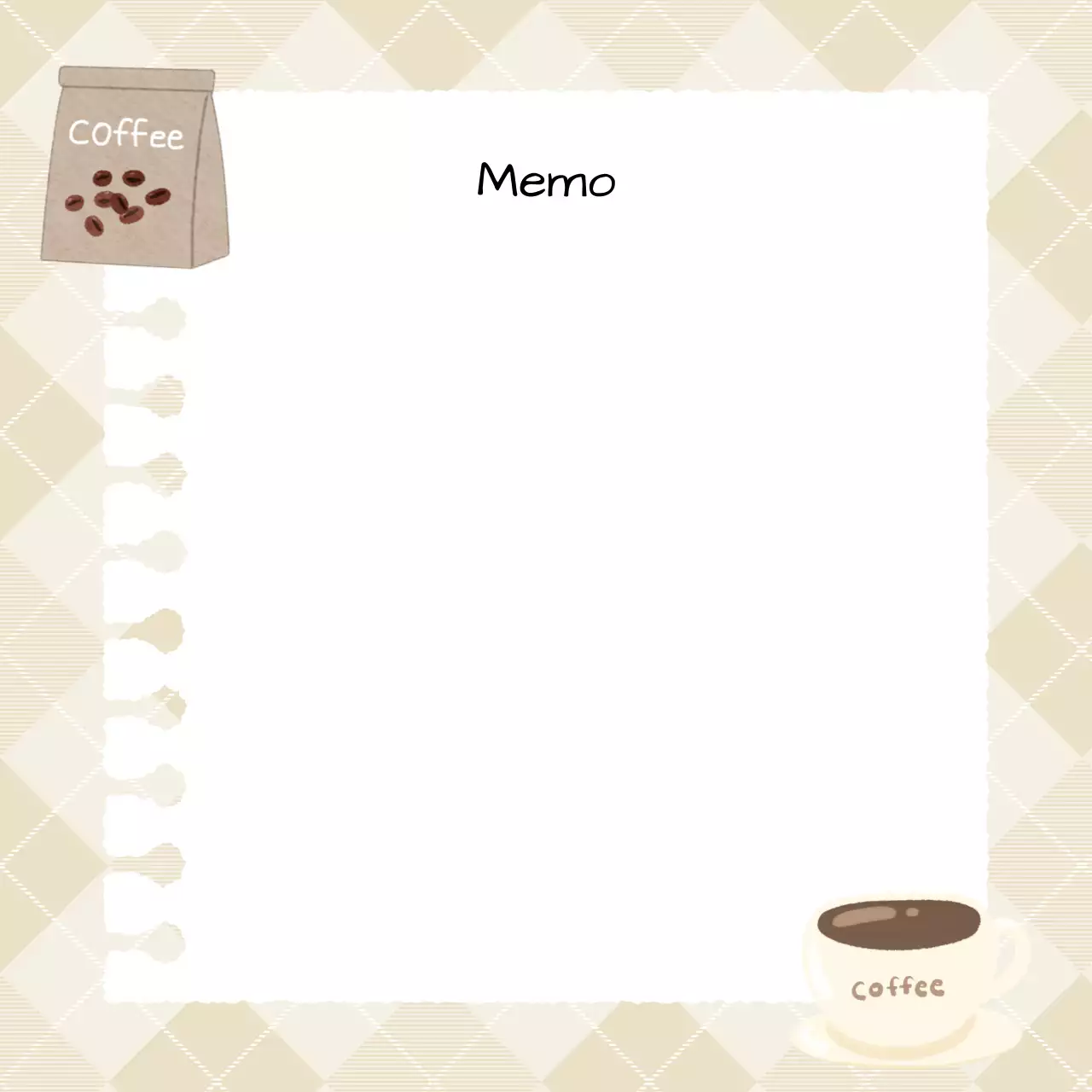 Perencana Catatan Sederhana Beige