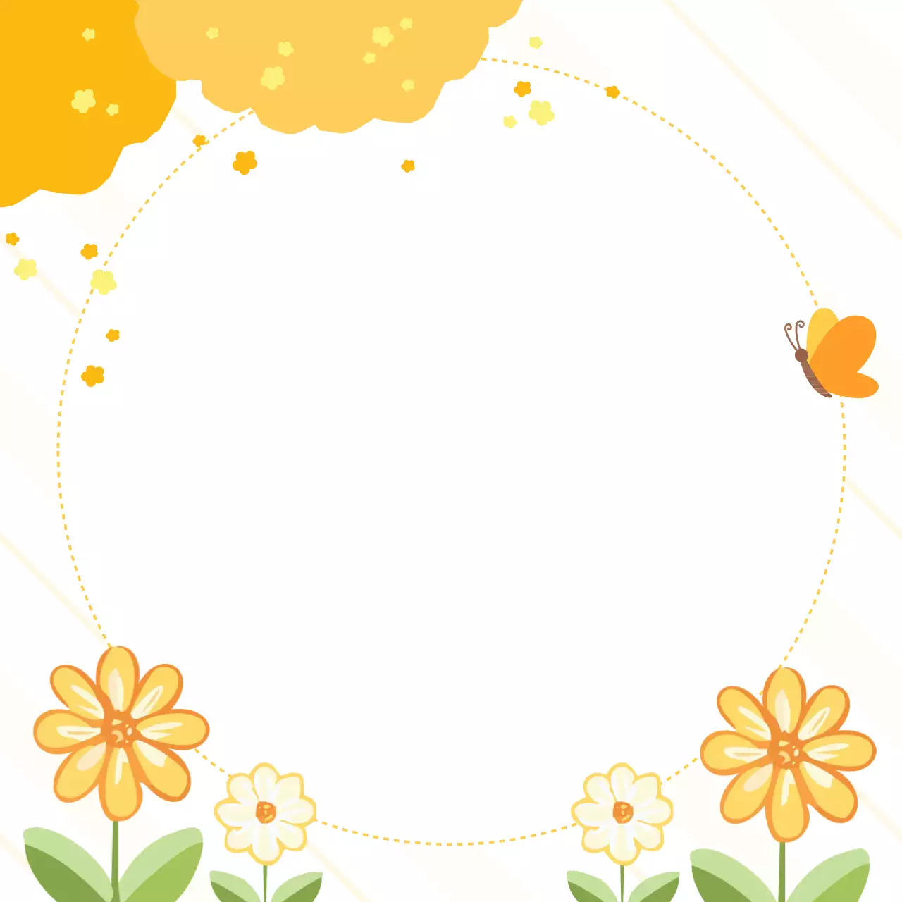 Undangan Catatan Bunga Kuning