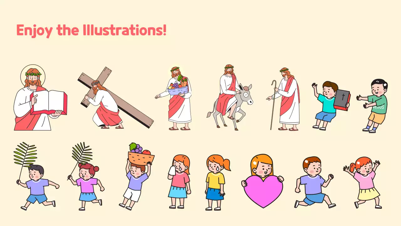 Orange Cute Kids Church School Thumbnail