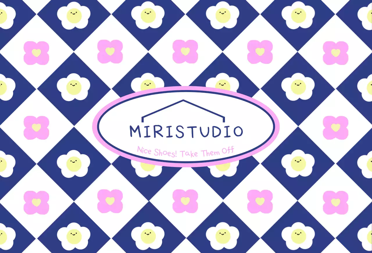 ネイビー ポップ マット ロゴ