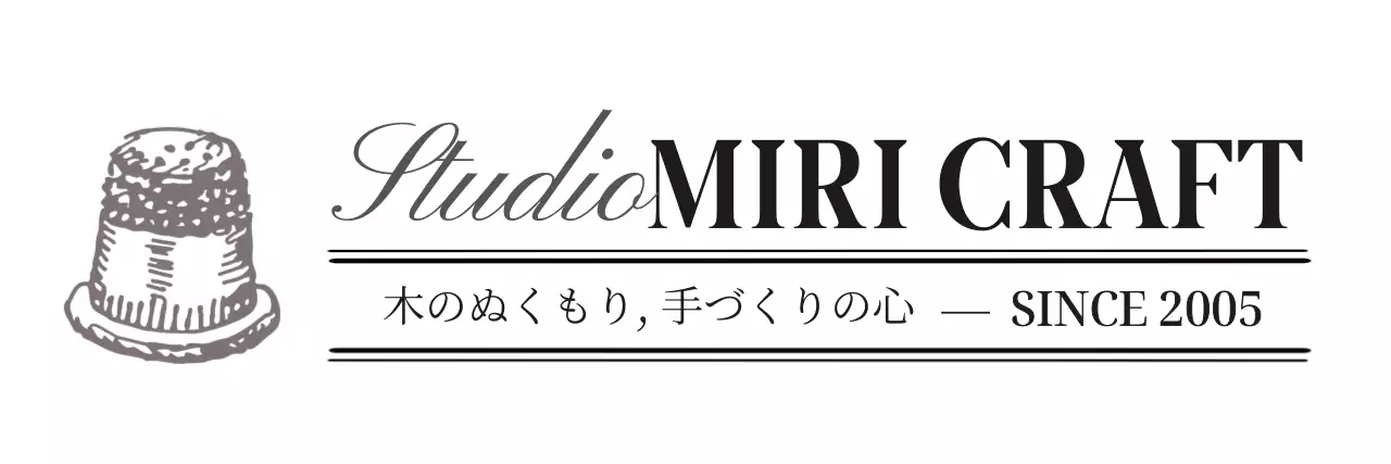 グレー シンプル クラフト エンブレム