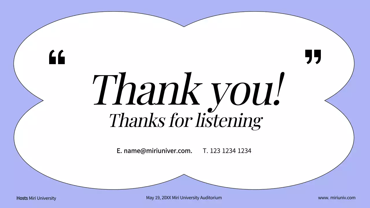 Orange Minimal Seminar Announcement Presentation