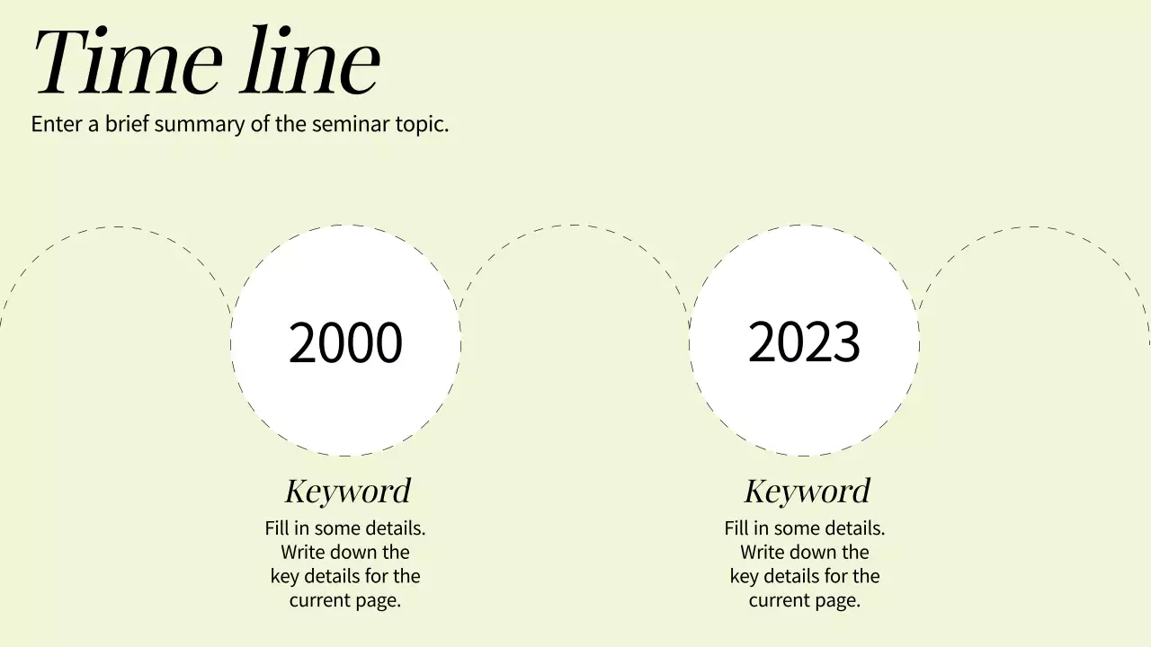 Orange Minimal Seminar Announcement Presentation