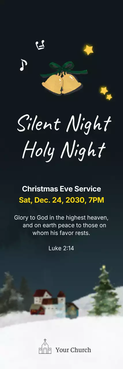 Banner de convite tradicional preto para feriados