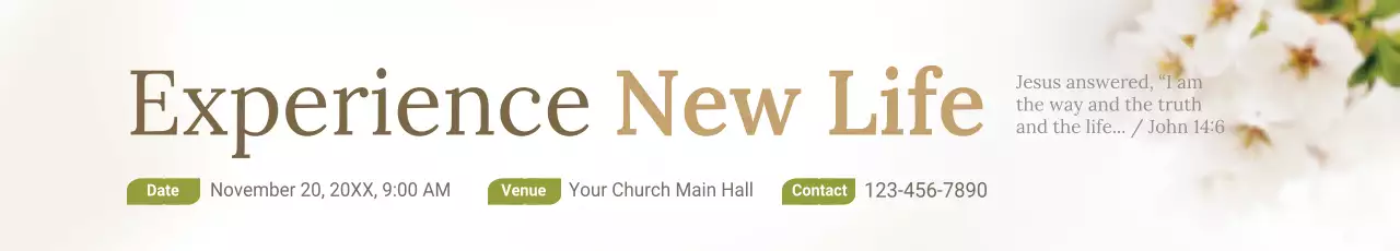 Banner de anúncio de festival elegante bege