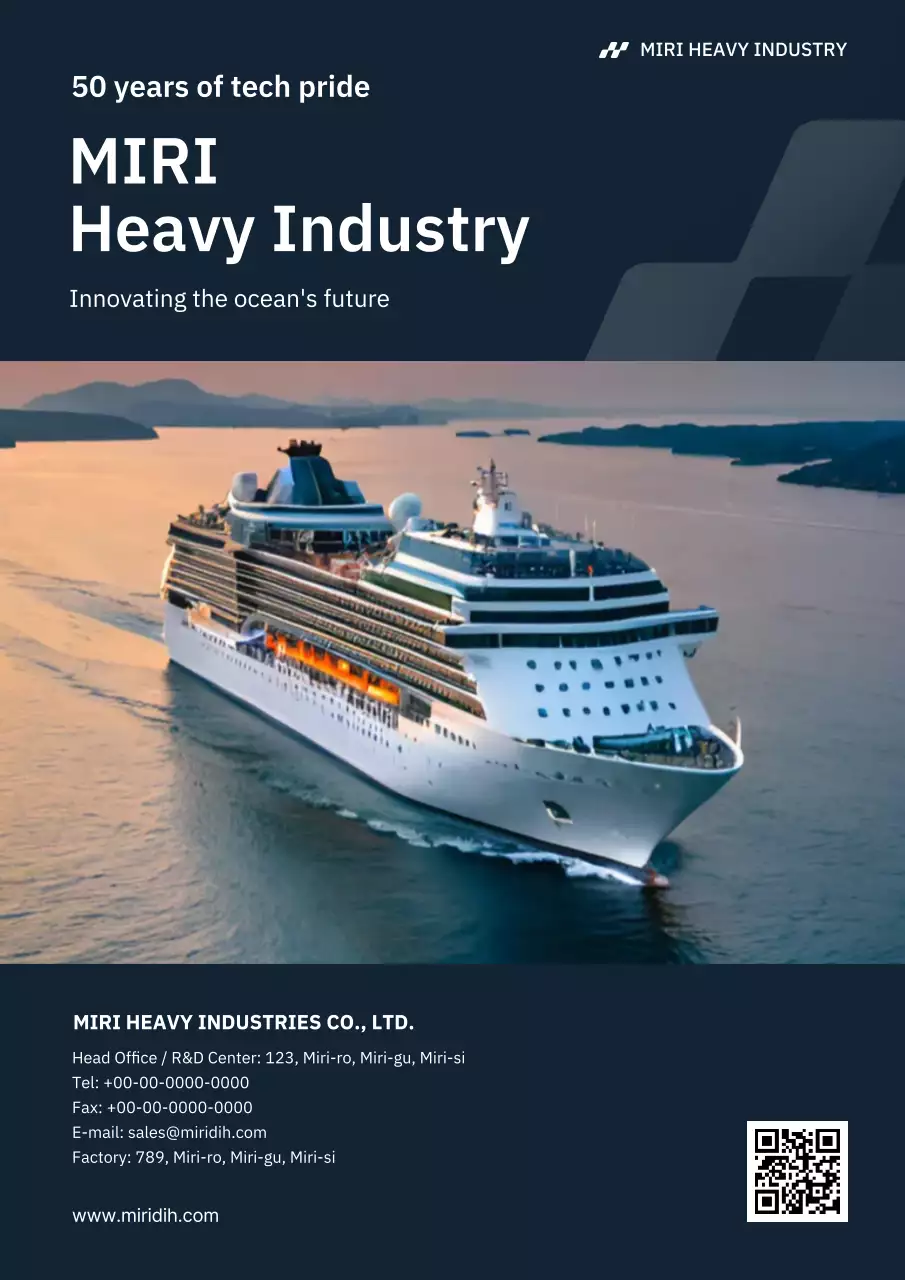 navy modern marine advertisement