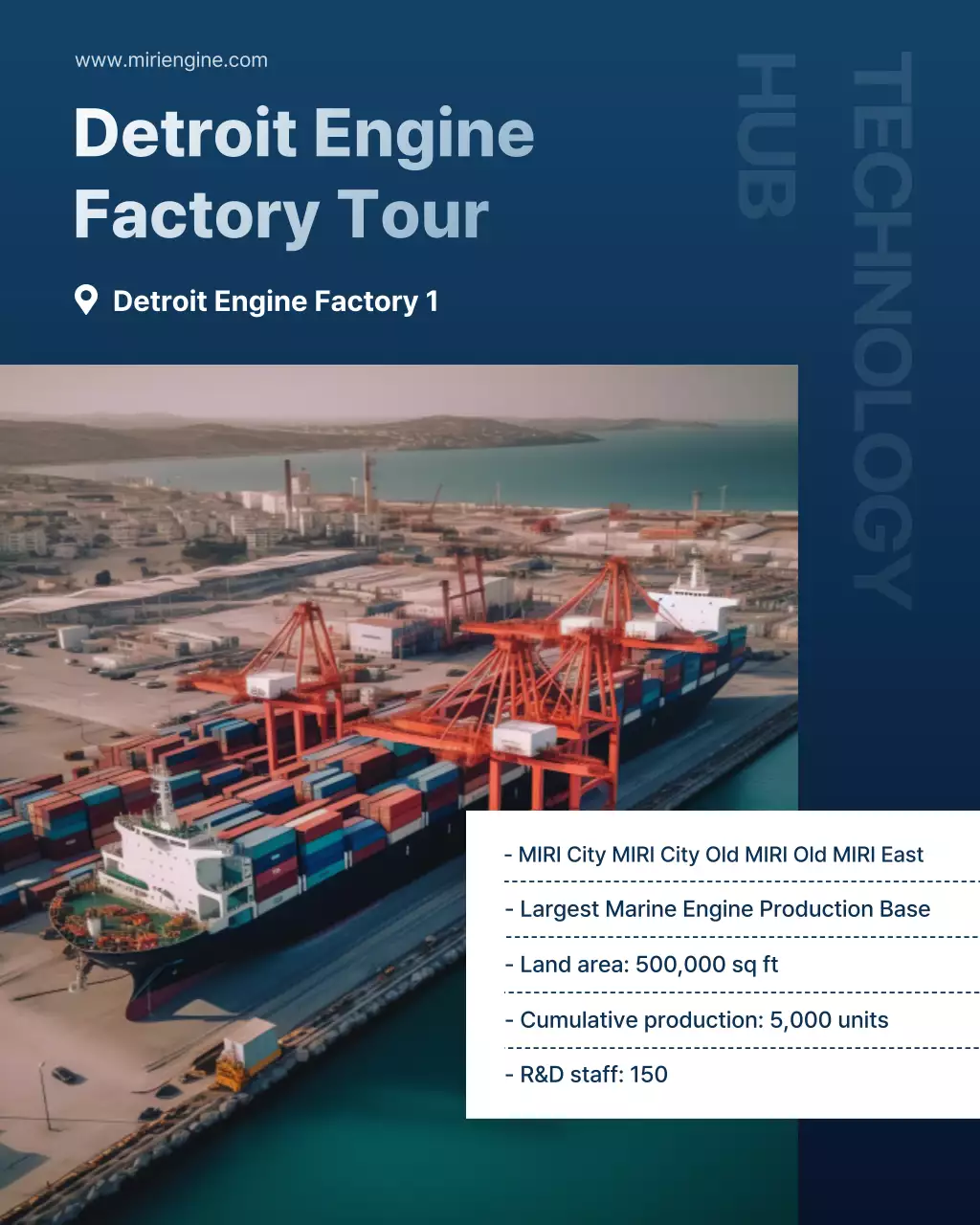 pengumuman tur pabrik industri biru