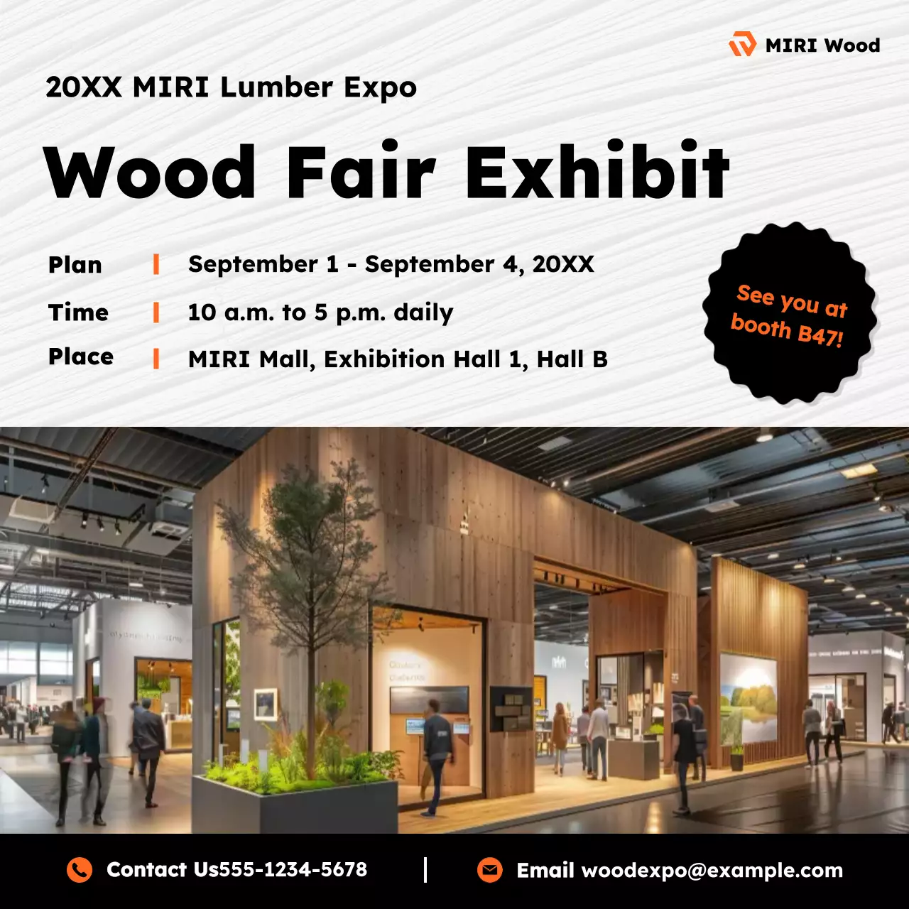 thông báo về triển lãm hiện đại Brown