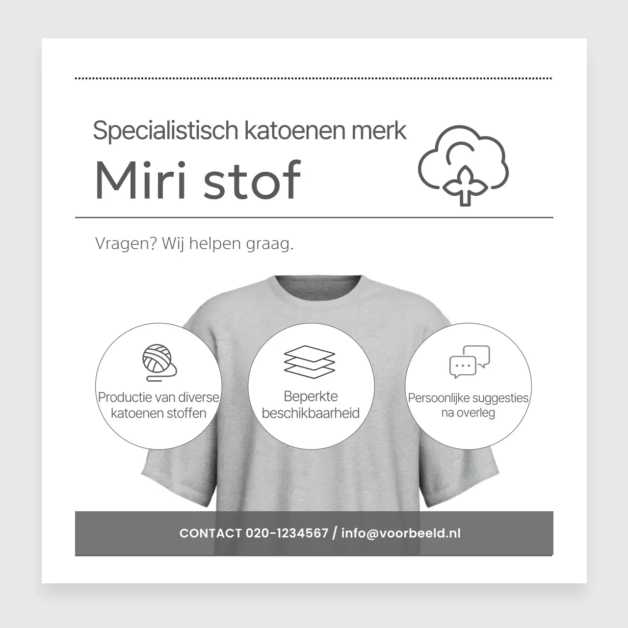 Introductie van grijze minimalistische modeproducten