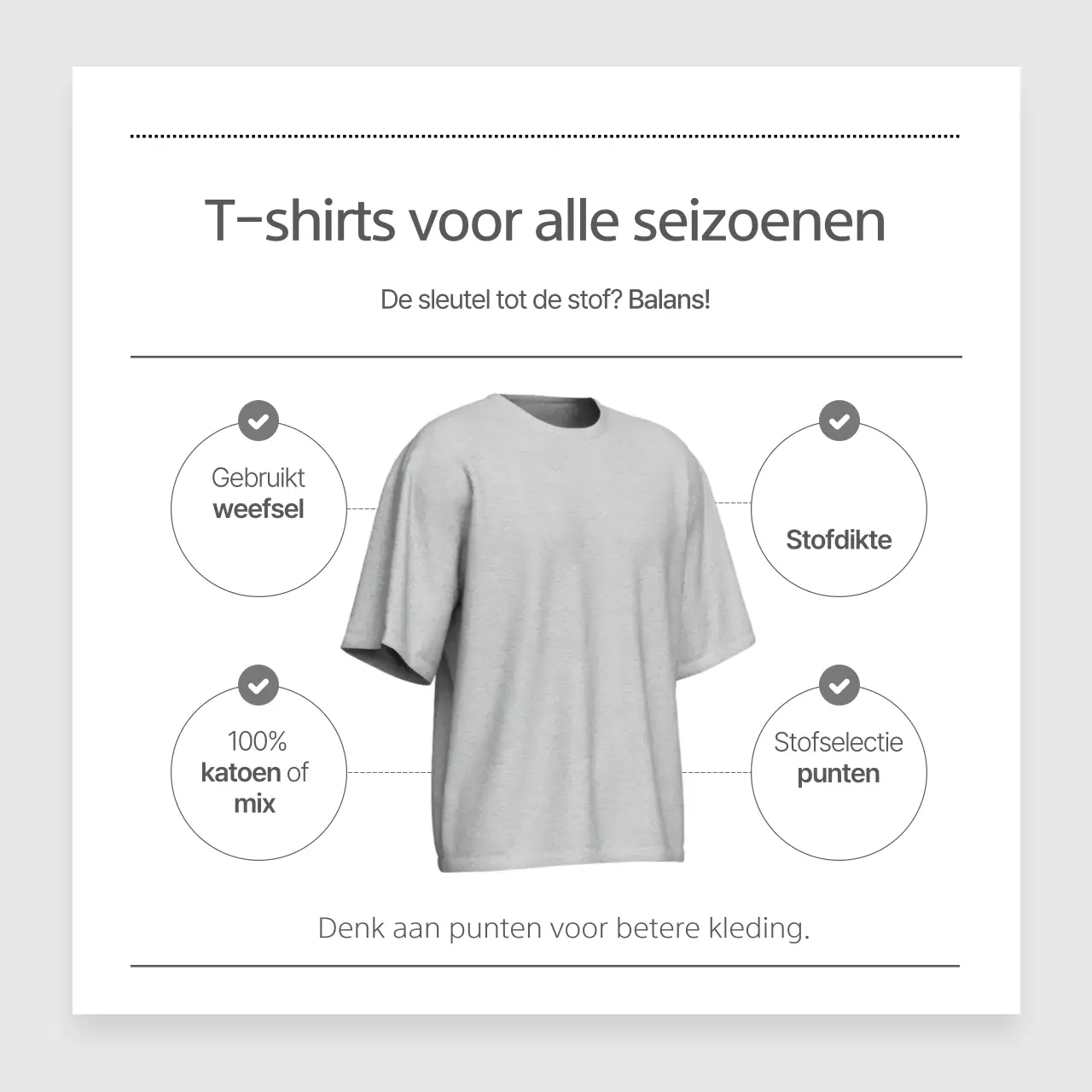 Introductie van grijze minimalistische modeproducten