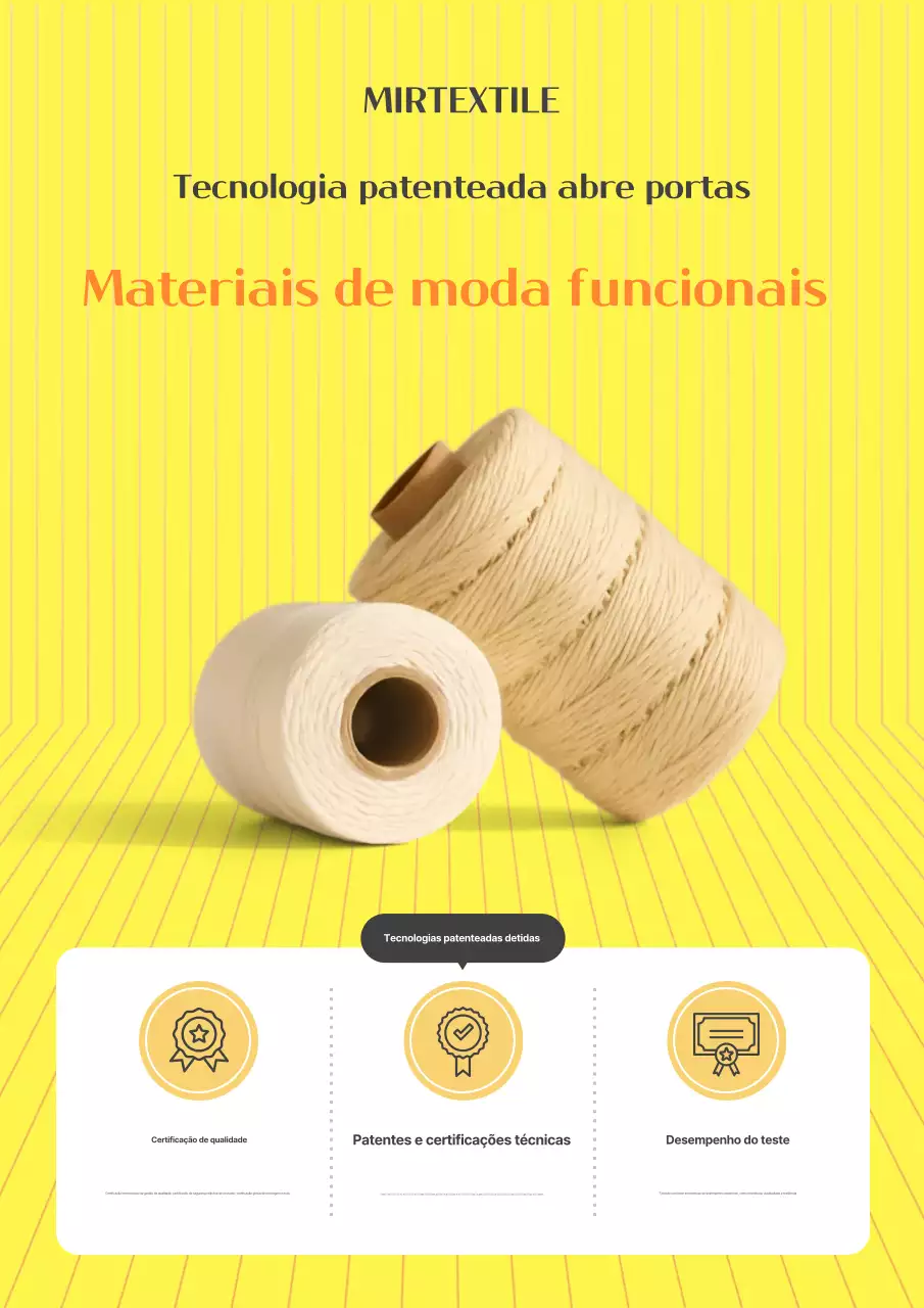Promoção de produtos de moda moderna amarela
