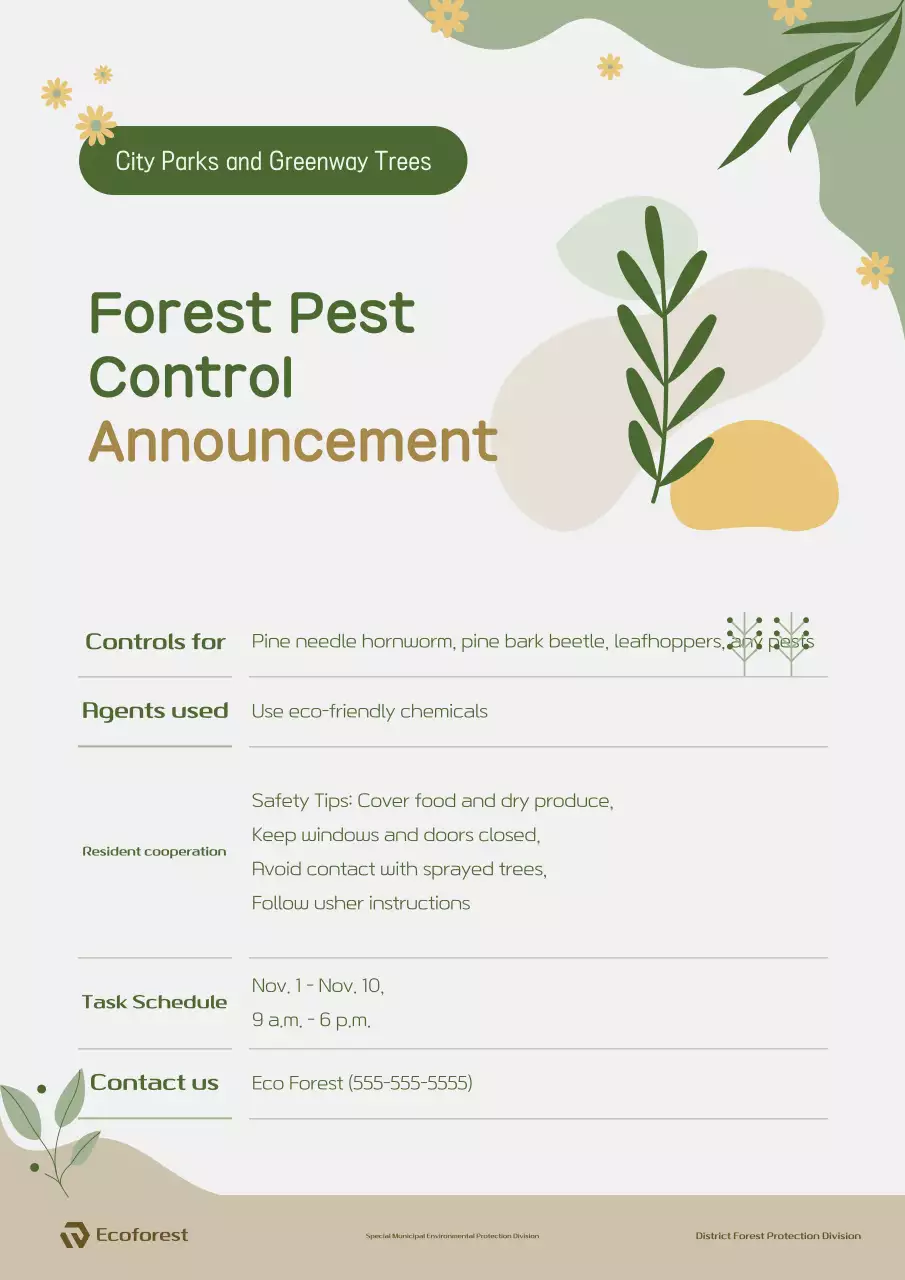 Thông báo Môi trường Khaki Simple