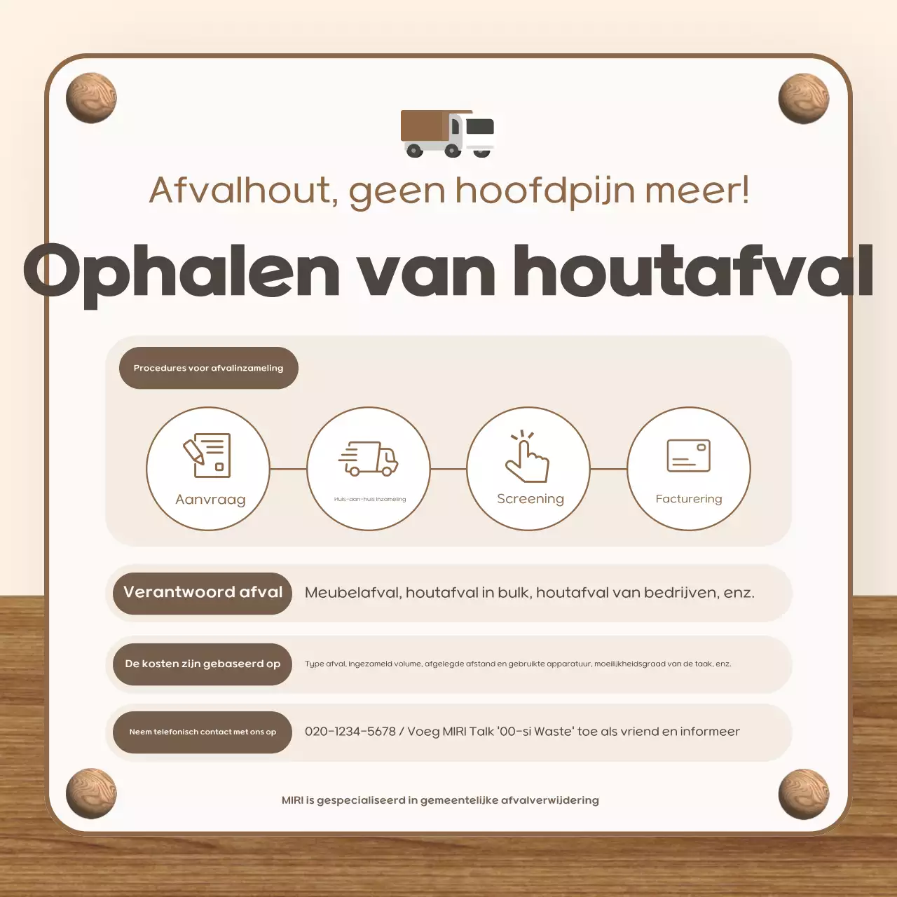 Beige Eenvoudige Omgevingsgids