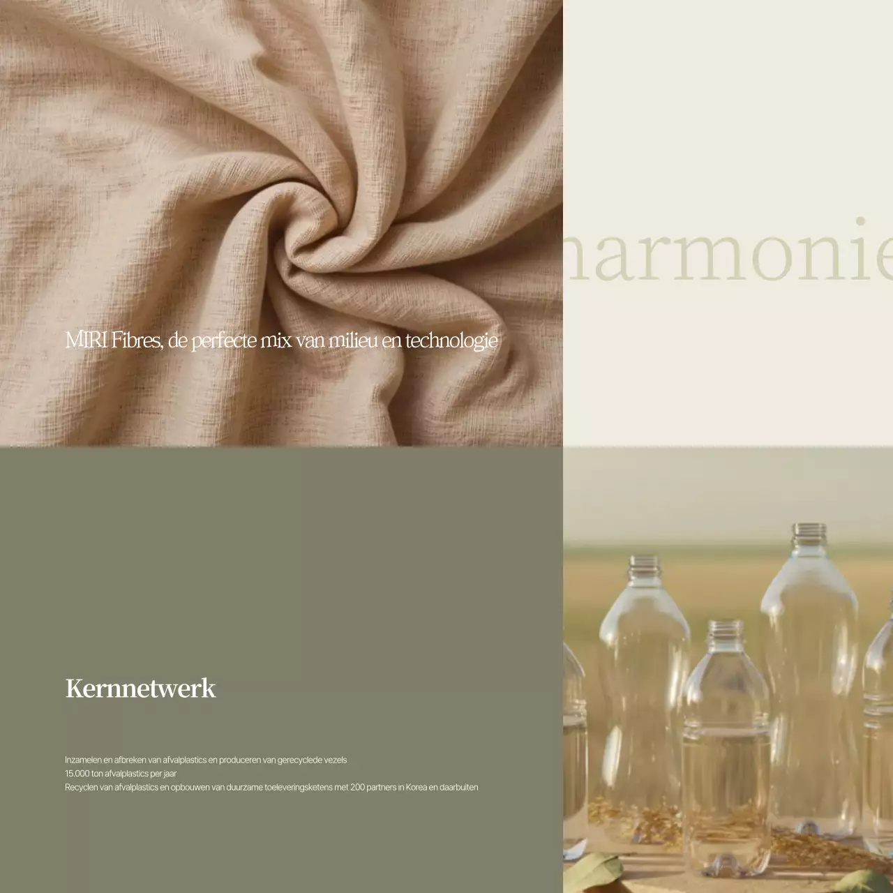 Beige Minimalistische Milieucampagne Promotie