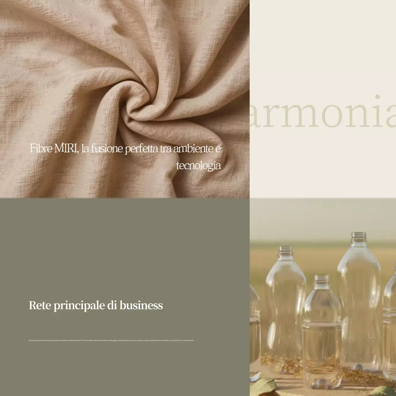 Campagna promozionale ambientale minimalista beige