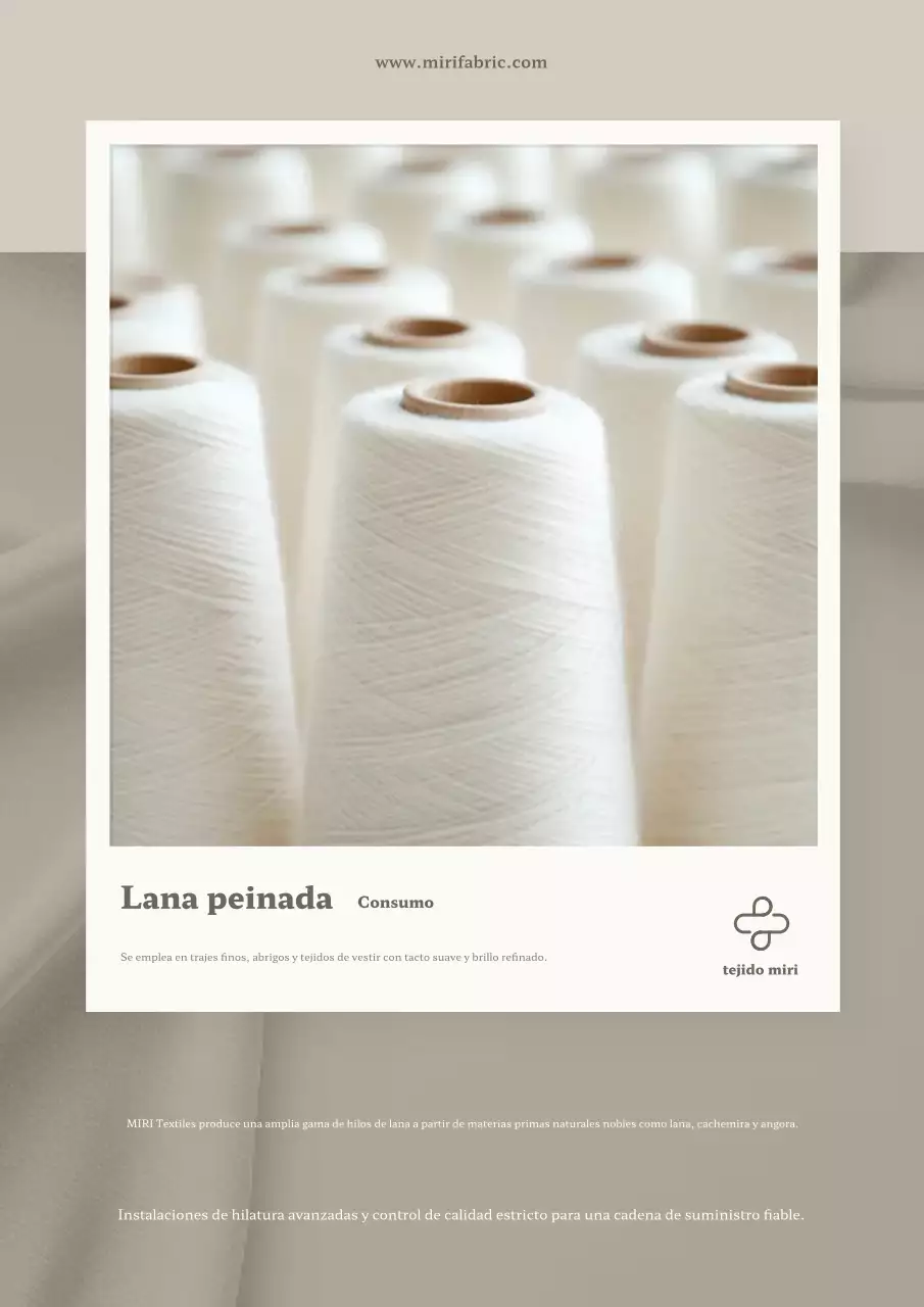 Promoción de productos textiles sencillos de color beige