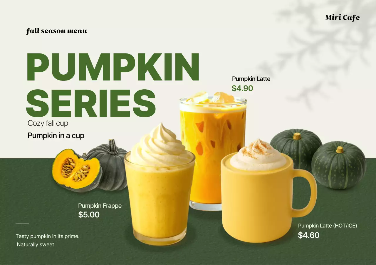 Quảng cáo đồ uống đơn giản màu vàng