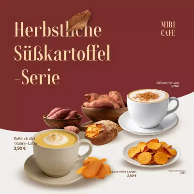 Brown Modern Cafe Menü-Aktion