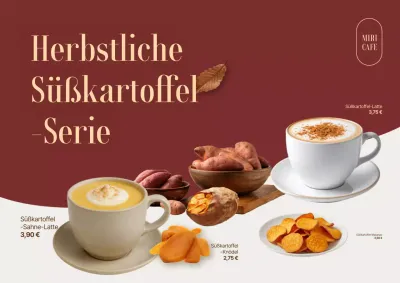 Brown Modern Cafe Menü-Aktion