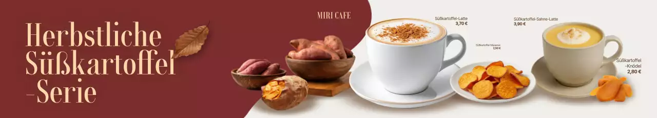 Brown Simple Herbstmenü-Aktion