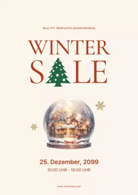 Ivory Simple Winter Sale Aktion