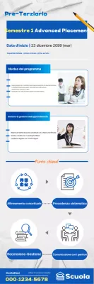 Promozione Blue Modern Academy