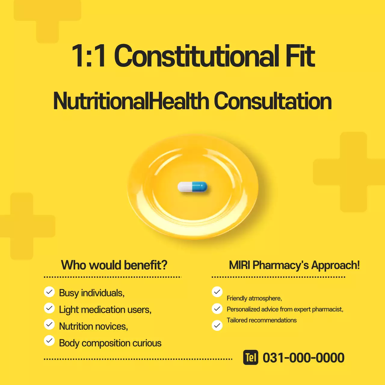 Yellow Simple Health Consultation Advertisement