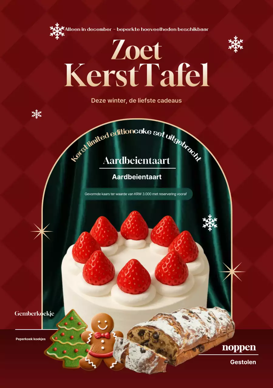 Rode Baby Kerstproductpromotie