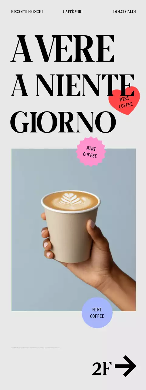 Pubblicità del Beige Modern Cafe