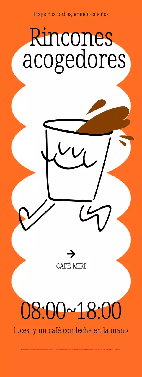 Anuncio de Orange Simple Cafe