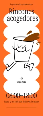 Anuncio de Orange Simple Cafe