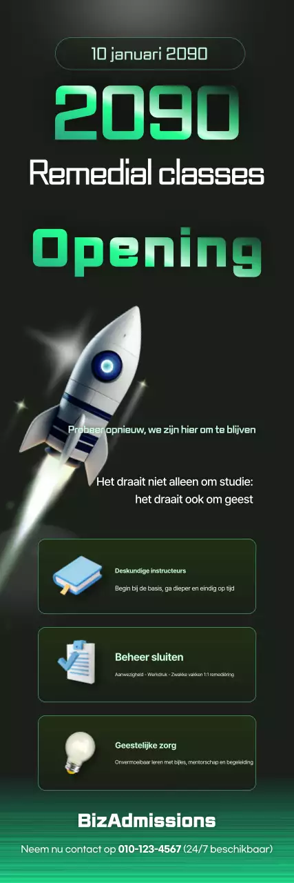 Promotie van groen modern onderwijs