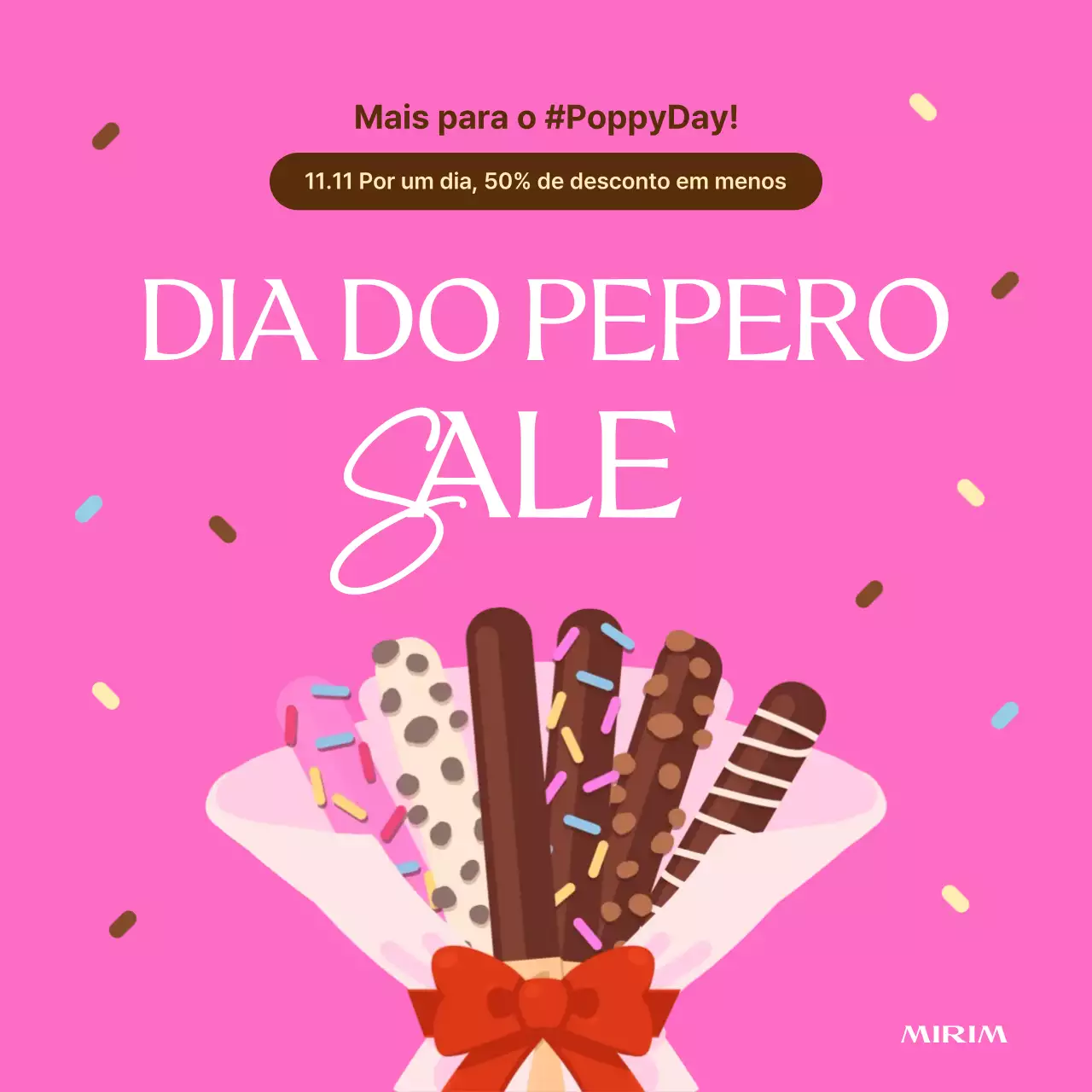 Liquidação de aniversário da Pink Pop