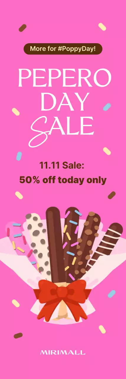 Promoção de liquidação Pink Pop