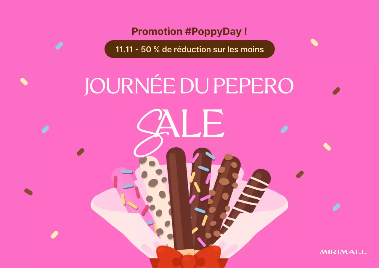 Promotion des soldes Pink Pop