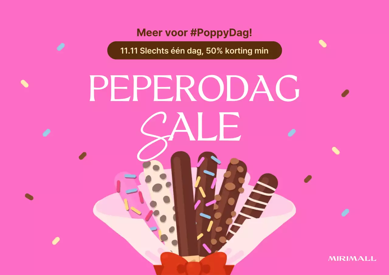 Pink Pop Sale-actie