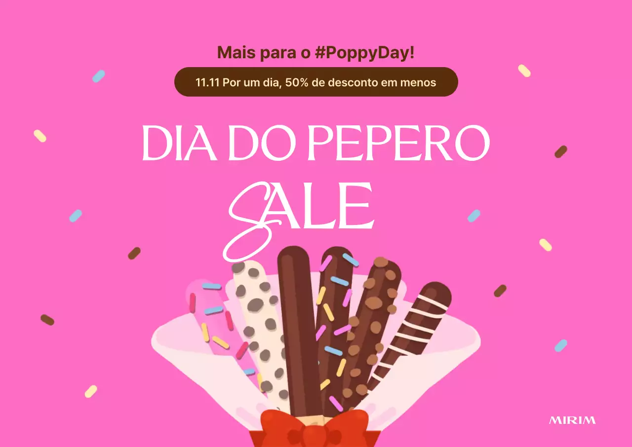 Promoção Pink Pop Sale