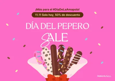Promoción de venta de Pink Pop