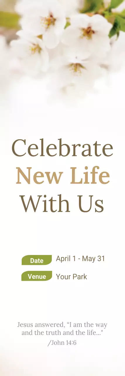 Banner de anúncio de festival elegante branco