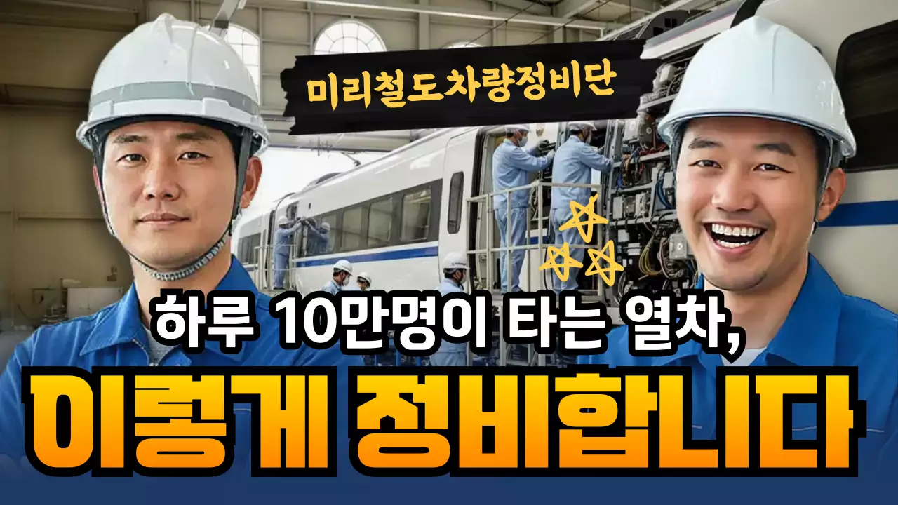 파랑 모던 철도 정비 홍보