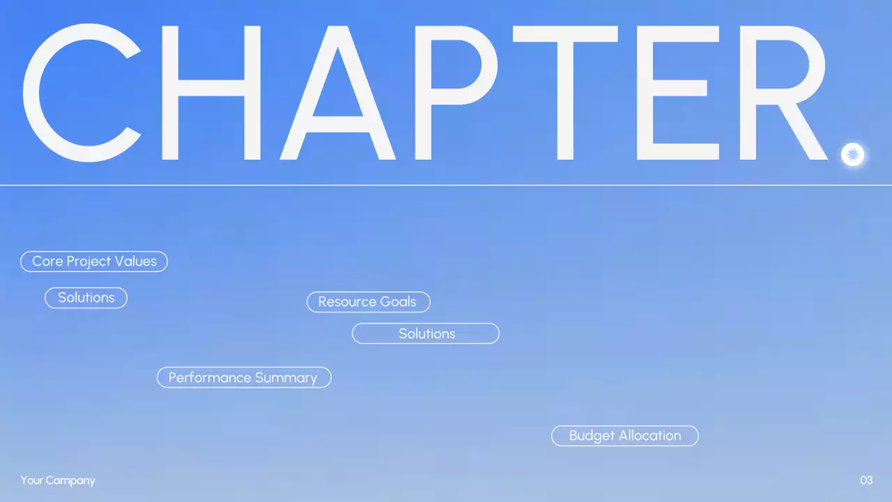 Blue Modern Performance Report Presentation