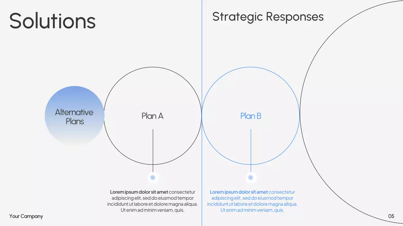 Blue Modern Performance Report Presentation