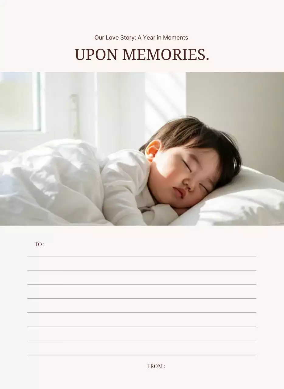 베이지 심플 가족 달력