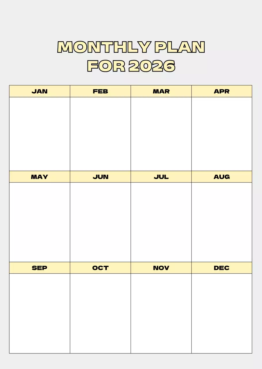 회색 심플 달력 캘린더