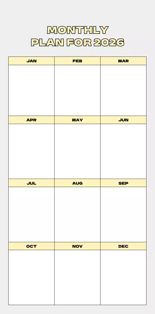 회색 심플 달력 캘린더